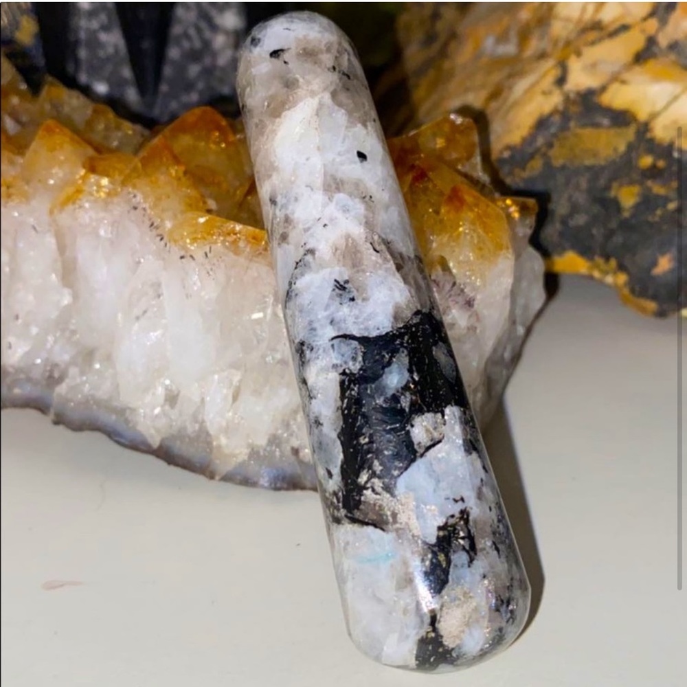 Rainbow Moonstone Wand